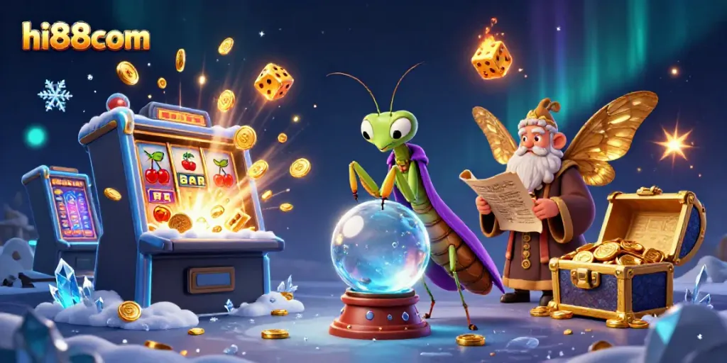 Trải nghiệm chiến thắng tại hi88com với bức tranh tái hiện cảnh casino đầy sắc màu.