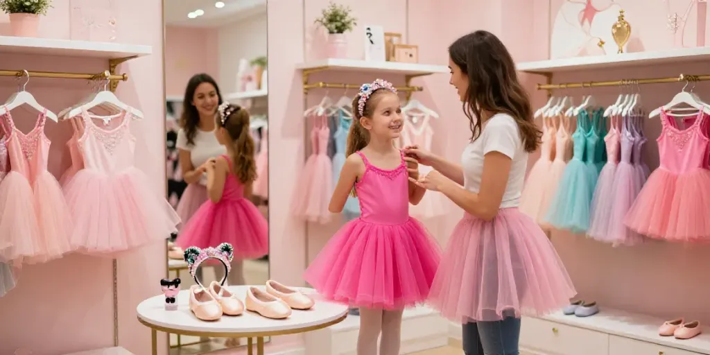Brightly colored tutus at tutu-store.com enhance a joyful shopping experience.